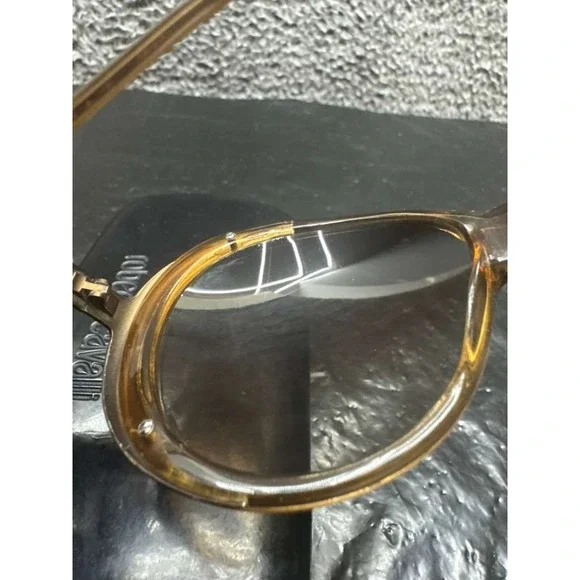 Loewe Authentic Oversized Round Sunglasses Gold Womens SLW249 COL.8D9